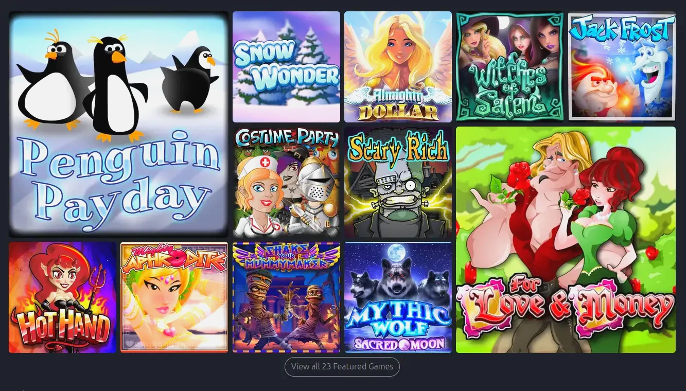 Grande Vegas online casino games and live dealer tables overview